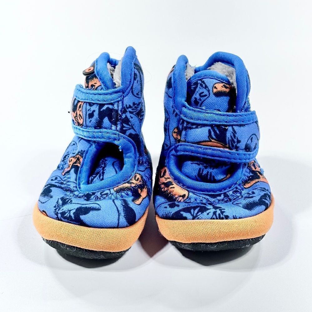 Bogs fabric infant dinosaur booties 2